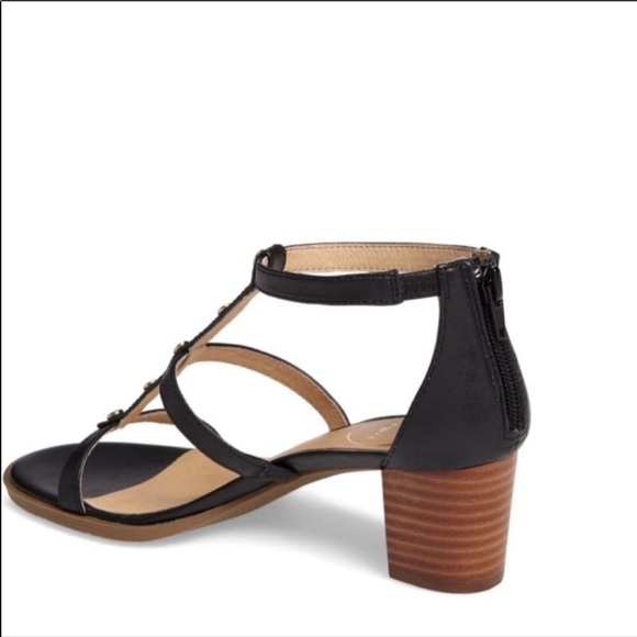 Jack Rodgers Julia Heeled sandles in Black - Picture 2 of 12